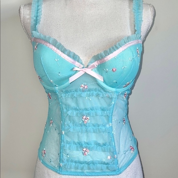 Fairy Floral Mesh Bustier